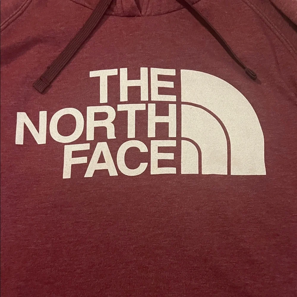 The North Face Burgundy Pullover Hoodie - Picture 2 of 8